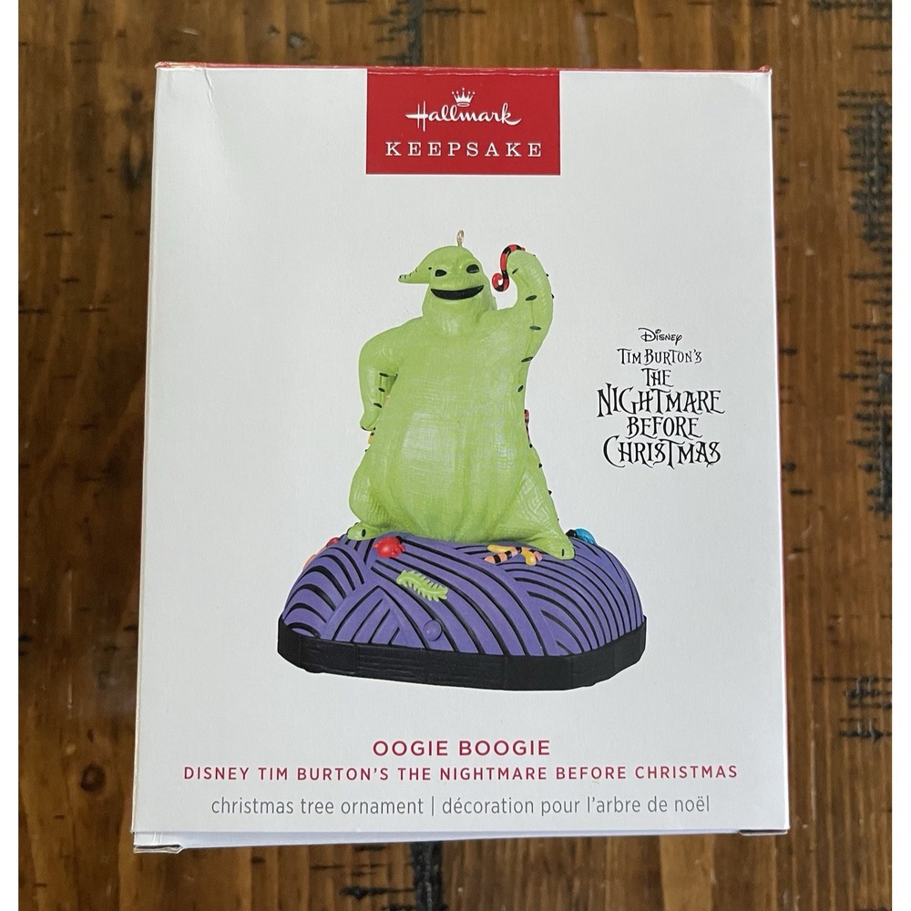 Hallmark 2024 Keepsake Disney Oogie Boogie Ornament-Moves & Speaks-NIB